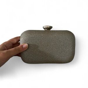 Elegant Silver Clutch Bag